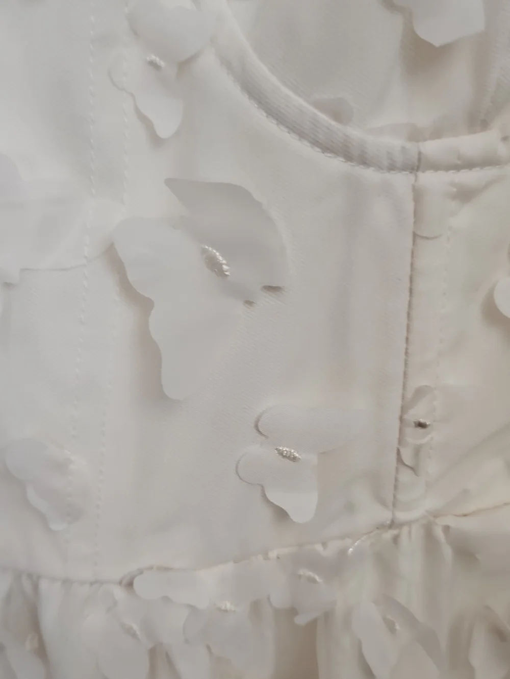 Thirty-Thirty Butterfly Tulle Ivory Dress Size Small